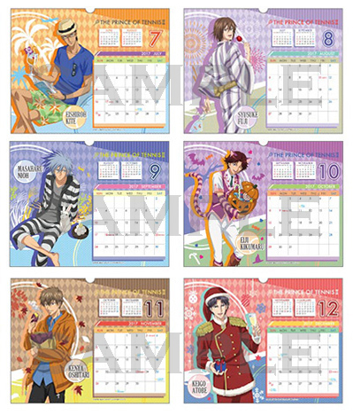 エンスカイ 商品情報が到着 壁掛け 卓上カレンダー 追加画像アリ News 新テニスの王子様 公式ウェブサイト