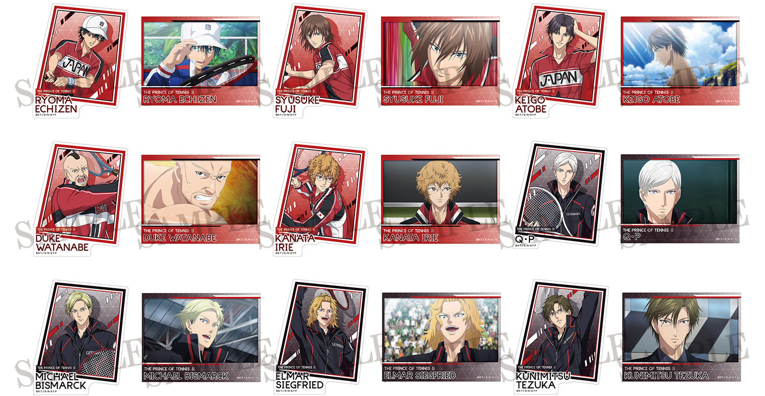 新テニスの王子様』POPUP SHOP in池袋PACKS 新規ビジュアルと商品 