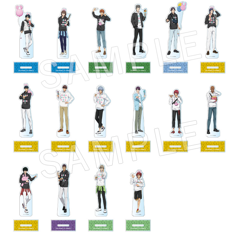 新テニスの王子様 コスモワールド 特大アクリルフィギュア 不二周助 幸村精一 特大アクリルフィギュア 新テニスの王子様 コスモワールドコラボ